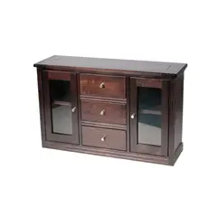 GENERICO - Buffet Berlin Madera Chocolate Vidrio