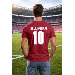 ROLY - Polera Estampada Inglaterra Fan Bellingham Futbol Mundia Hombre