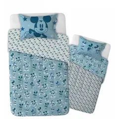 MASHINI - Plumon reversible infantil Disney 1.5 Plazas Mickey mouse