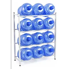 DALI - Estante Organizador Rack 12 Botellones Bidones Agua 20lts