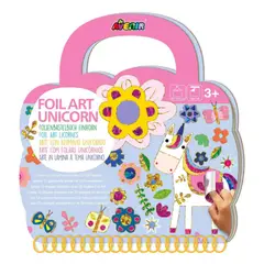 AVENIR - Libro de Arte con Láminas Metalizadas Unicornio