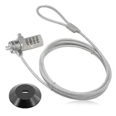 GENERICO - Candado Antirrobo Para Tablet Macbook Ipad sistema de seguridad