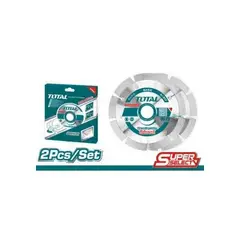 TOTAL TOOLS - SET 2 DISCOS DIAMANTADOS 4 12 TOTAL TAC21111532