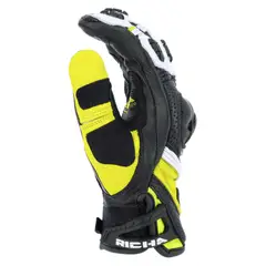 RICHA - Guantes para moto Stealth Fluor Yellow