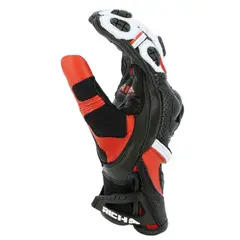 RICHA - Guantes para moto Stealth Rojo