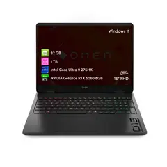 HP - Notebook Gamer Omen Max Intel Ultra 9 32GB 1TB SSD RTX5060 16' FHD 165Hz