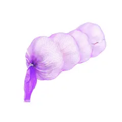 MARIENBERG - Mallas Dimensionadas Tipo Salchichón para 5,5kg aprox 65cm Violetas 1000 unidades