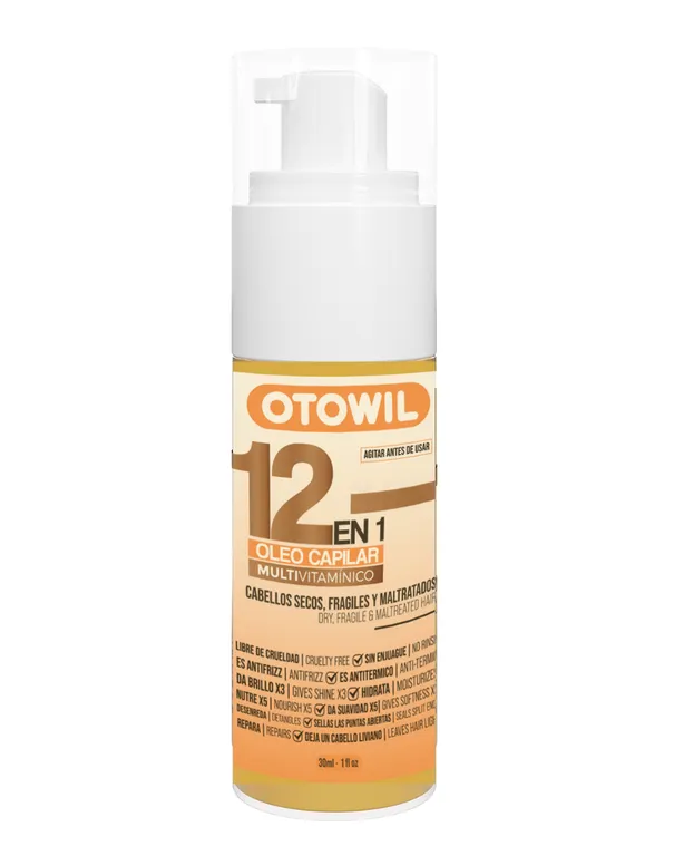 Oleo capilar nutritivo 12 en 1 frasco 30ml