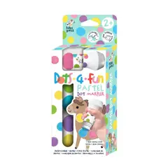 HAKU YOKA - Marcador de Puntos Dot 4 Fun · 5 Colores Pastel