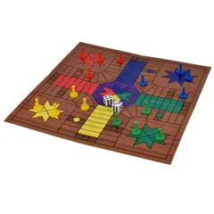 ANSALDO GAMES - JUEGO DE LUDO EN CAJA METALICA