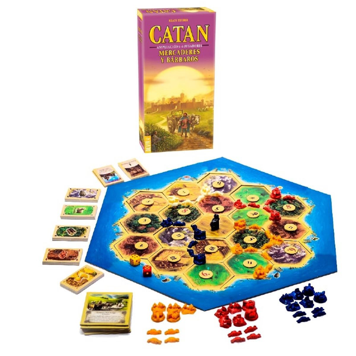 ANSALDO - CATAN MERCADERES Y BARBAROS EXPANSION 5-6 JUGADORES