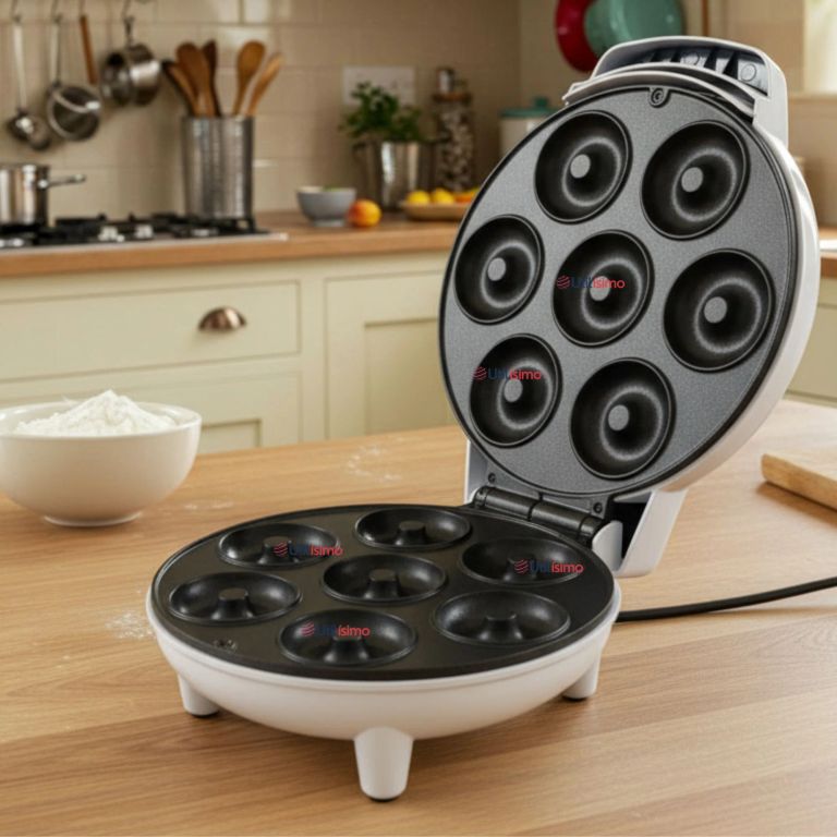 LINE Máquina Mini Donas Antiadherente Capacidad 7 MiniDonas 1200W