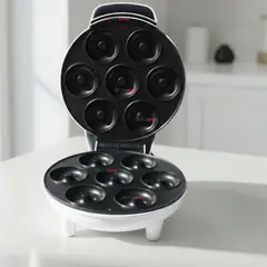 LINE - Máquina Mini Donas Antiadherente Capacidad 7 MiniDonas 1200W