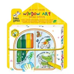 HAKU YOKA - Kit para Colorear en la Ventana - Jungla