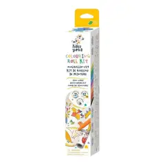 HAKU YOKA - Kit Rollo de Papel y Crayones para Colorear · Mundo Dinos