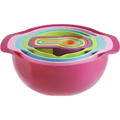 GENERICO - Set de bowl medidoras cernidor colador cocina
