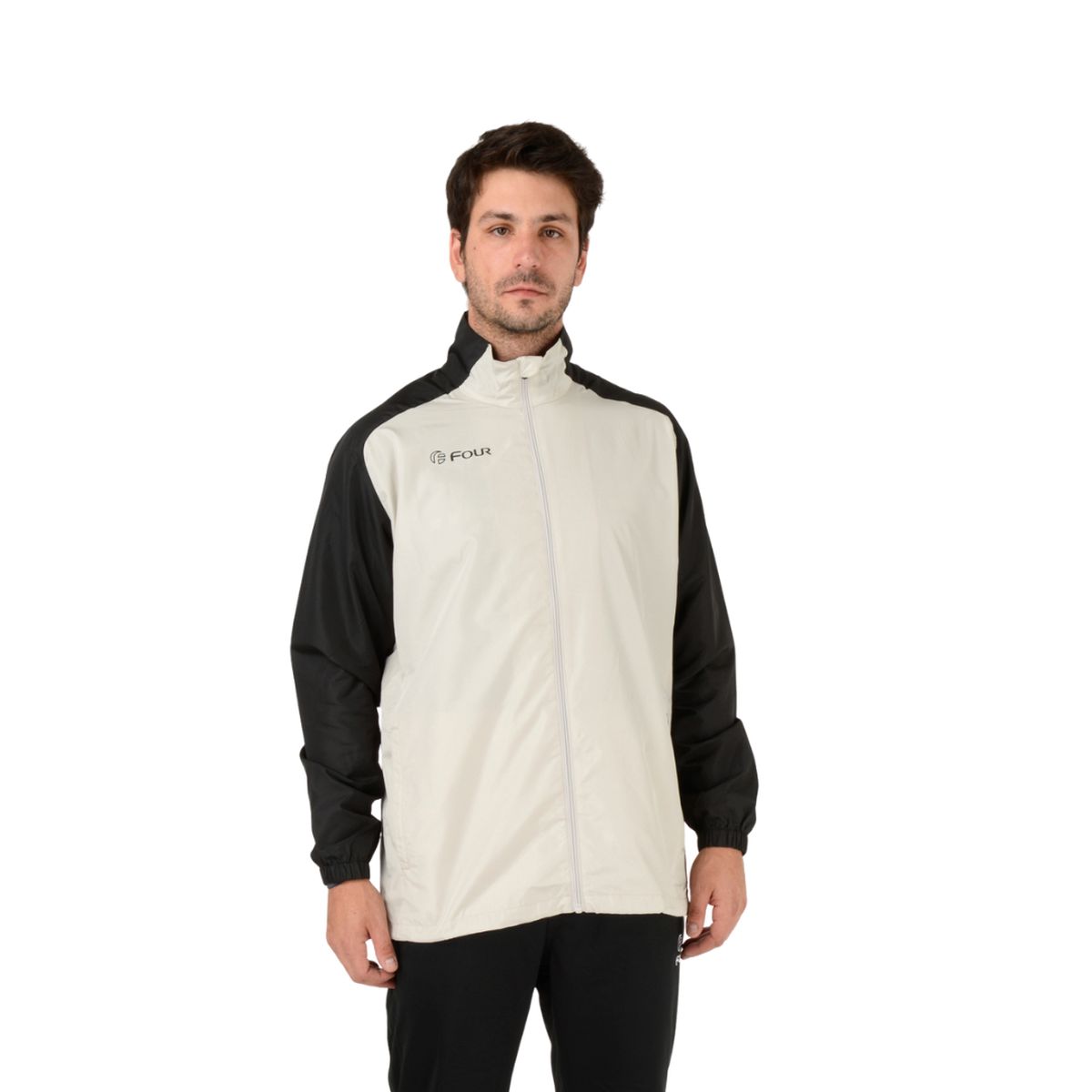 FOUR - Cortaviento Hombre Dry-Tech Four Gris Negro