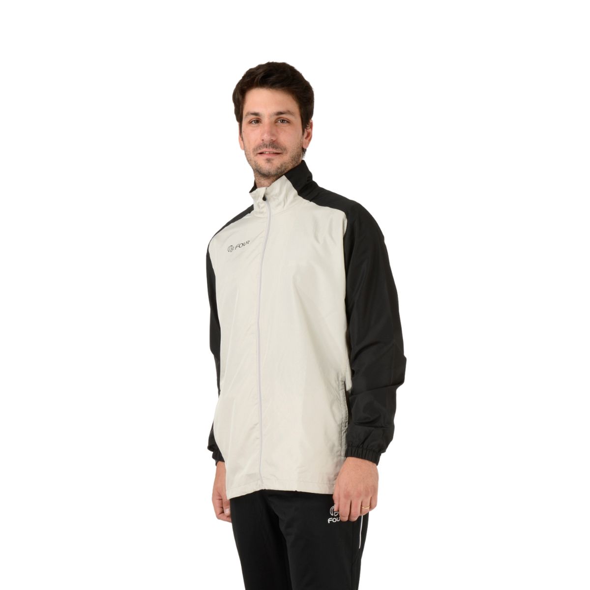 FOUR - Cortaviento Hombre Dry-Tech Four Gris Negro