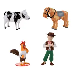 LA GRANJA DE ZENON - SET 4 FIGURAS 8 CM