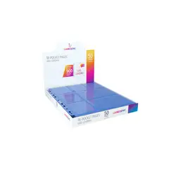 GAMEGENIC - Display 50 Hojas para Archivador 18-pocket Sideloading - Blue