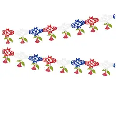 GENERICO - Guirnalda de papel Copihue 2m 90432