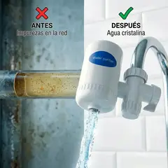 GENERICO - Filtro Purificador De Agua De Grifo Con Carbón Y Ceramica