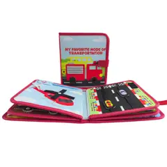 GENERICO - LIBRO SENSORIAL MONTESSORI DE TRANSPORTES PARA NIÑOS