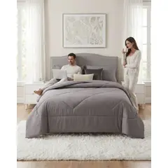 MYLHOGAR - Juego De Cama Plumón Nórdico Sábanas Y Almohada Super King