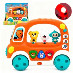 GENERICO - Autobus Musical De Arrastre Bebe Con Luces Y Sonido
