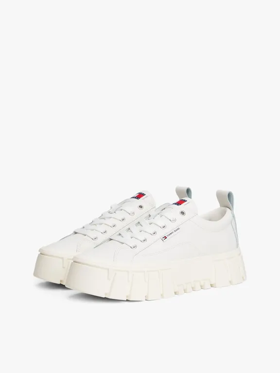Zapatillas Mujer Vulcanizadas Cuero