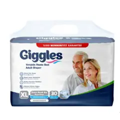GENERICO - Pañales Giggles , Blanco , Talla L