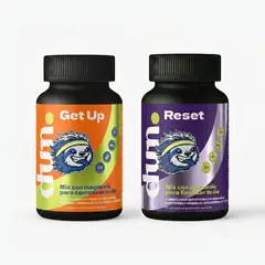 DUN - Pack Magnesio Bisglicinato 400mg DUN® Día y Noche Sueño y Energía Get Up & Reset 120 Cápsulas