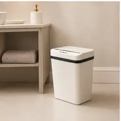 GENERICO - Papelera Inteligente 15 Litros Sensor Automatico Hogar Oficina
