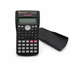 GENERICO - Calculadora científica KK-82MS-A de 240 funciones con tapa protectora y pantalla doble línea