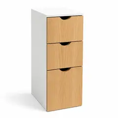 SPACE HOME - Mueble Organizador Azzarian 3 Niveles - Gabinete Compacto Moderno para Hogar