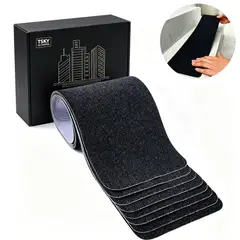 TSKY CHILE SHOPPING - Pack 6 Cintas Antideslizantes Adhesivas 61x15cm Seguridad para Escaleras Interior y Exterior