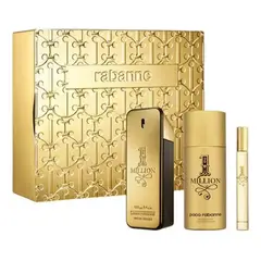 PACO RABANNE - Set Perfume One Million EDT 100ML +Mini 10ML + Deo 150ML