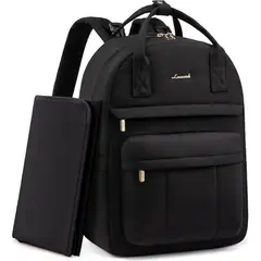 SENSIBLUE - Bolso Maternal Olivia 30L Impermeable con Mudador Portátil - Negro