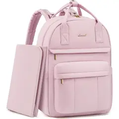 SENSIBLUE - Bolso Maternal Olivia 30L Impermeable con Mudador Portátil - Rosa