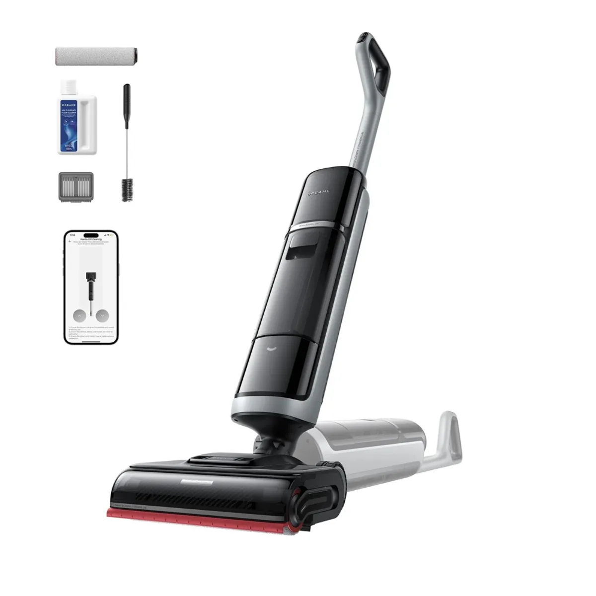 DREAME - DREAME H15 Pro Aspiradora Húmeda y Seca con Brazo Robótico AI GapFree, 22000Pa