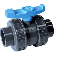 GENERICO - Válvula de Bola Pvc 1/2" 20 mm Doble Amer Ld