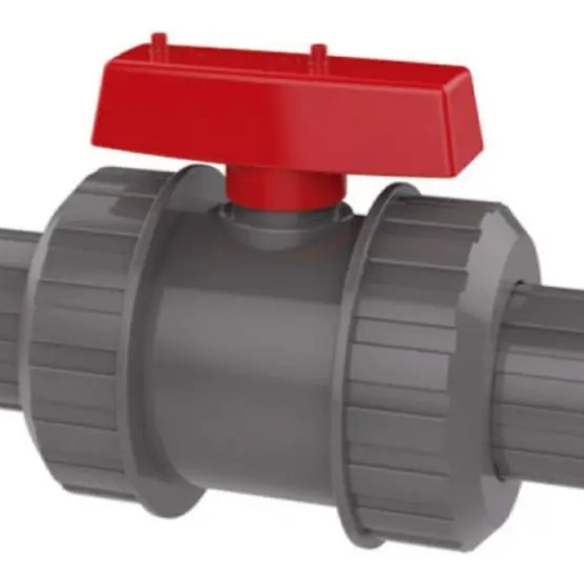Válvula De Bola Pvc-u 25mm Doble Amer Cementar Flowmak, marca FLOWMAK - Foto Principal
