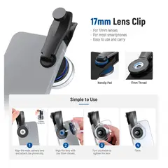 NEEWER - Lente Para Smartphone Ls-28 Pro 17mm Hd Macro Lens