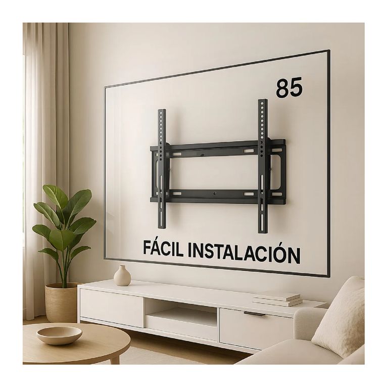 GENERICO Soporte Pared Fijo Tv 40- 85 Pulgadas Universal 75 Kilos