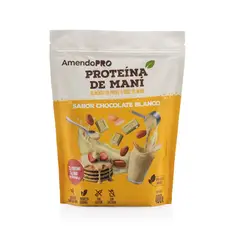 AMENDOPRO - Proteína de Maní - Chocolate Blanco - 400g