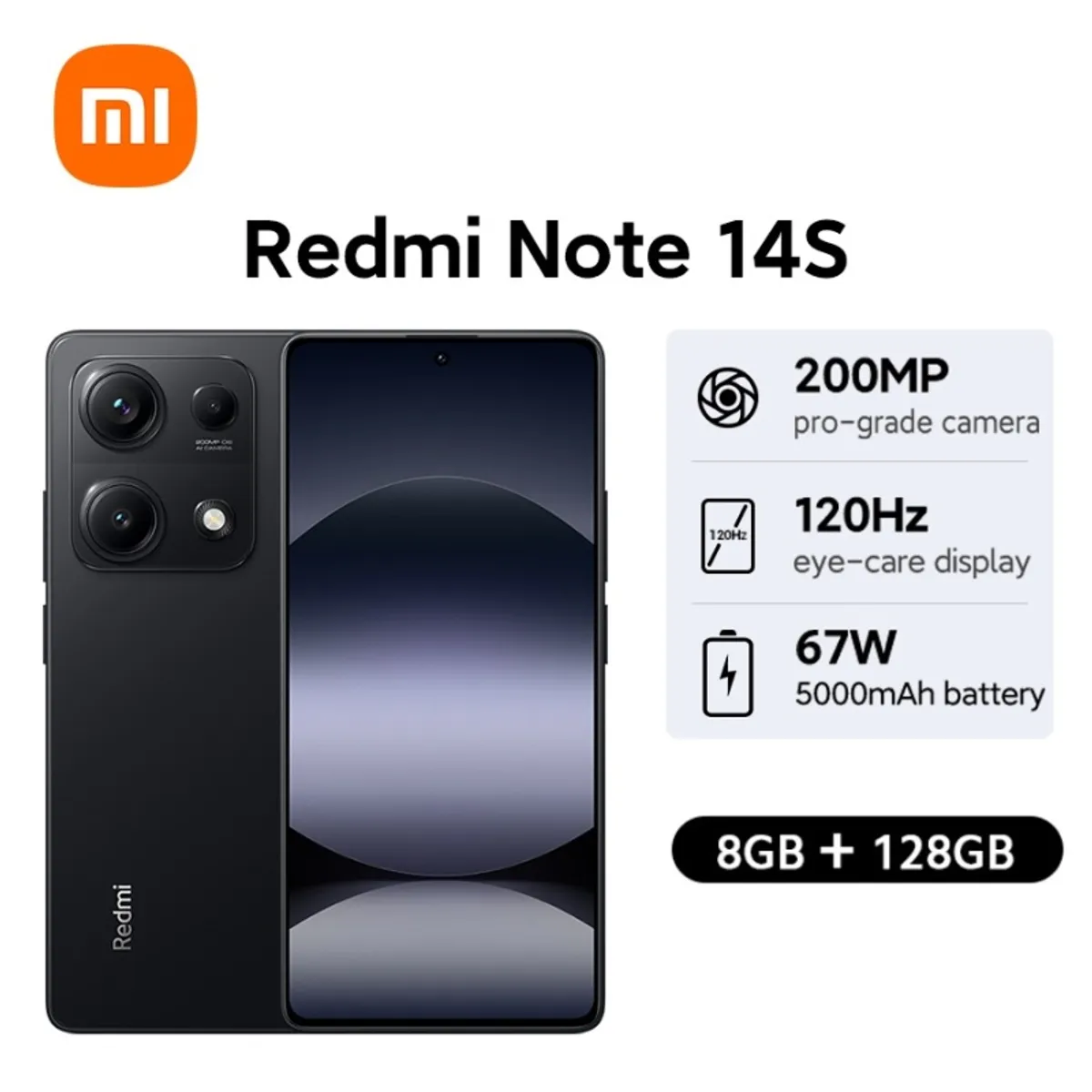 XIAOMI - Celular Redmi Note 14S 8+128GB 2502FRA65G