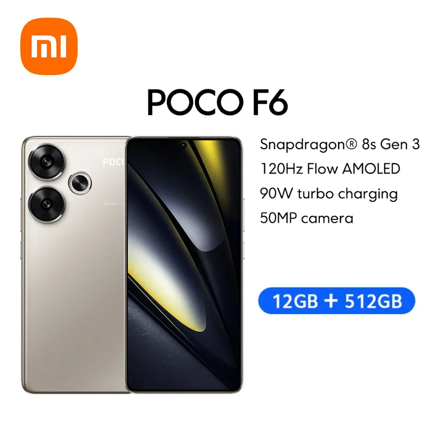 XIAOMI Xiaomi POCO F6 5G 12+512GB con NFC. | Falabella Chile
