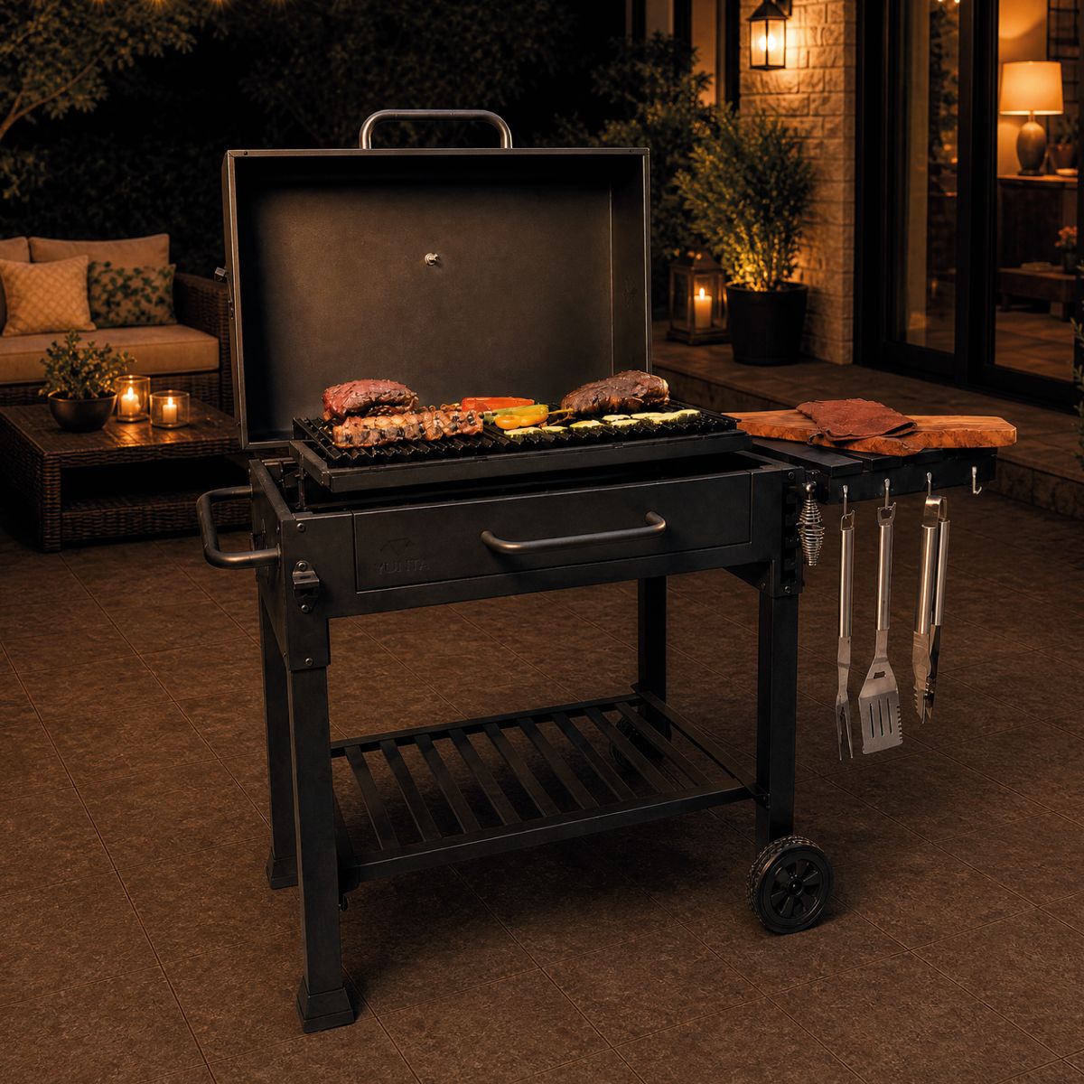 Parrilla a carbón Modular Siete Fuegos YUNTA, marca YUNTA - Foto 2
