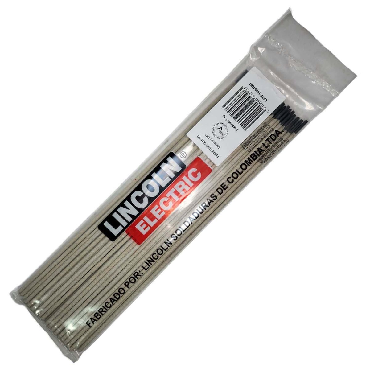 LINCOLN - Electrodo Soldadura AWS E-6011 HO 18 1 kg - Lincoln