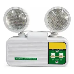 GENERICO - Lámpara De Emergencia Led 2 Focos Recargable